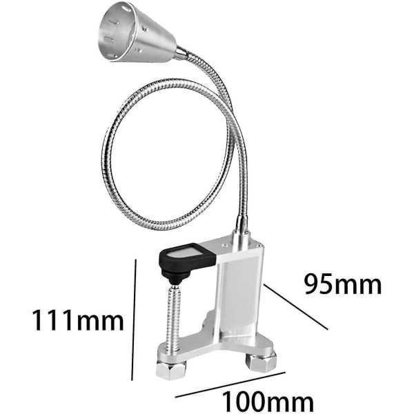 Kestävä LED-grillin valo, 360 astetta säädettävä BBQ-varuste magneettisella pohjalla BBQ-valoja ulkogrillijuhliin