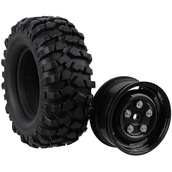 4st 96 mm 1,9 tum 12 mm sexkantsfälg och däck Däck för 1/10 Rc Crawler Car Redcat Traxxas Trx4 A