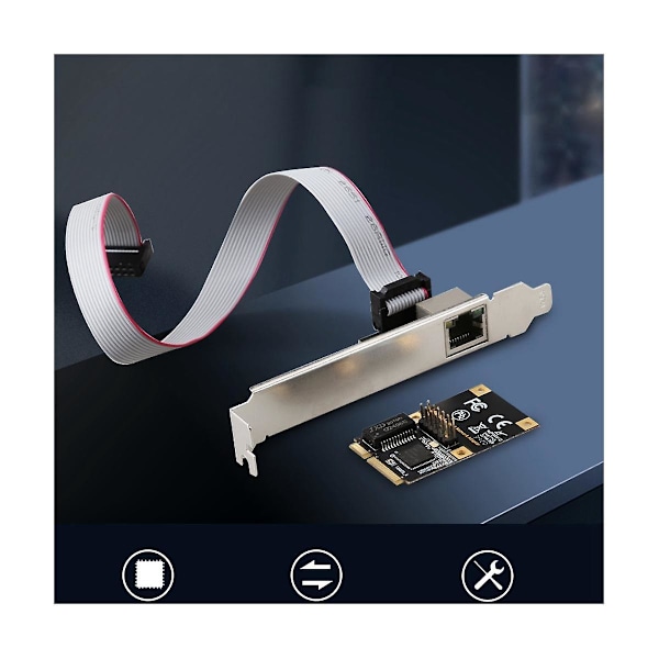 RJ45 LAN Gigabit Ethernet Mini PCI PCI-E Verkkosovitin Mini PCIe Gigabit Verkkokortti I210 10:lle