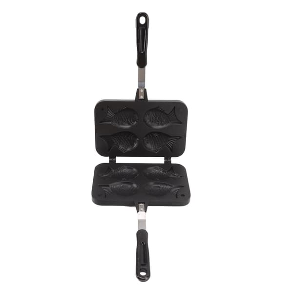 Taiyaki Fiskekake Maker Non-stick Dobbel Pan Bakeplate Vaffelform