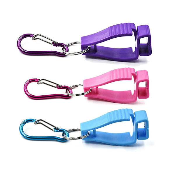10 stk. Multifunktionelle Handske Klips Hanger Arbejds Klips Arbejds Handsker Sikkerhedsklips Udendørs Handske Klips