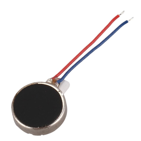 10 st Dc3v/0.1a 1.5v/0.05a 10x2.7mm Myntformad Vibrationsmotor för Mobiltelefon Silver