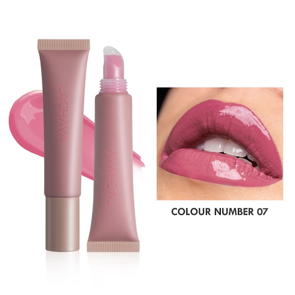 LACHAVA spejl flydende maling 10 farver perlemorsglimmer lipgloss læbeglans læbeglasur makeup engros 7