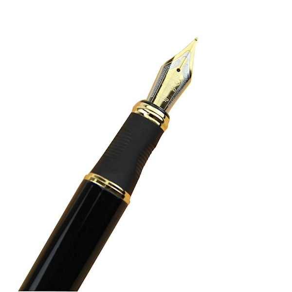 Jinhao X450 Fyllpenn Svart Medium Nib Guld Trim Fyllpenn