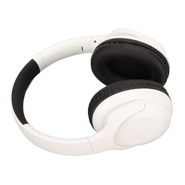 Bluetooth Headset ANC Støjreducerende Sammenklappelige Letvægts Trådløse Høretelefoner med Mikrofon til Gaming Sport Hvid