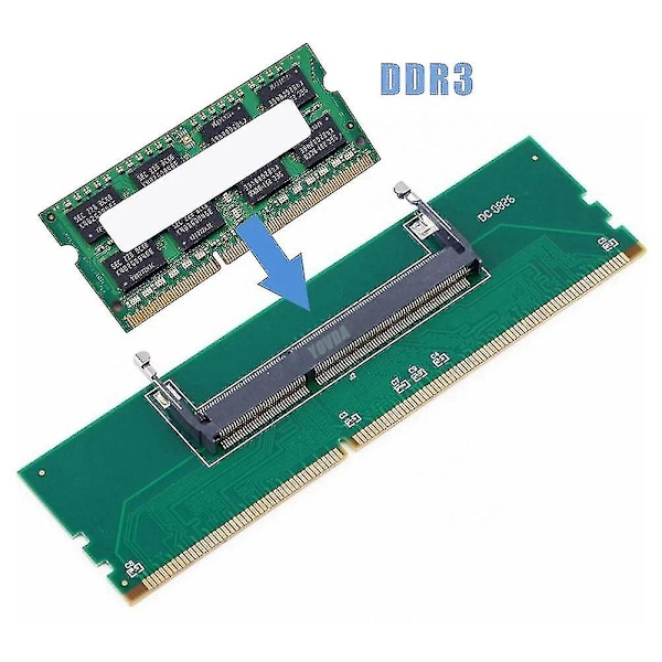 Ddr3 hukommelsesadapter Adapterkortet Laptop intern hukommelse til stationær pc Ddr3-stik Notebook T