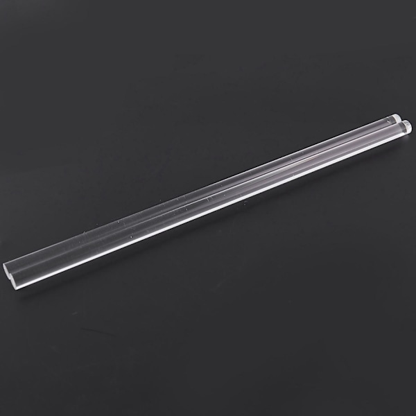 2 st 10 mm Klar Rund Akrylstav PMMA Extruderad 30 cm Längd