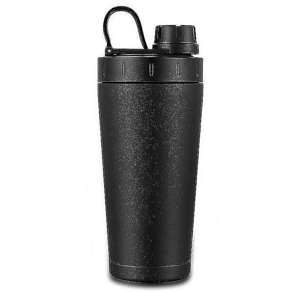 Isolert proteinshaker i rustfritt stål holder varm/kald