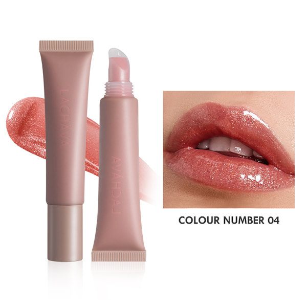 LACHAVA spejl flydende maling 10 farver perlemorsglimmer lipgloss læbeglans læbeglasur makeup engros 4