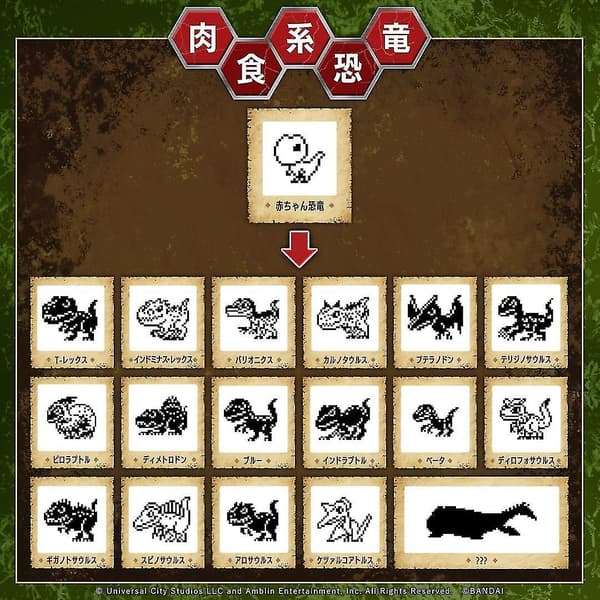 Jurassic World Tamagotchi Amber