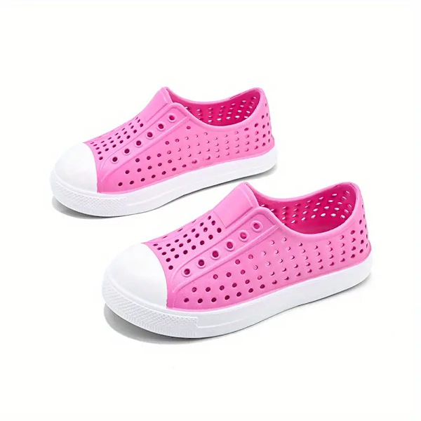 Drenge åndbare træsko sneakers med forskellige farver til udendørs vandreture og strandture Pink Color 32