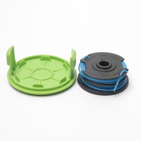 Lämplig för Greenworks2900719 blå spole gräsklippare tillbehörssats nylon gräsrep 2900719 bag (coil*1+lid*1)