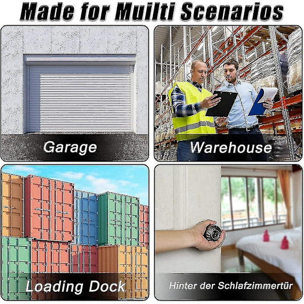 4-pack Garageskydd, Väggskydd för Garage, Självhäftande, Garagelänga, Dörrkantsskydd