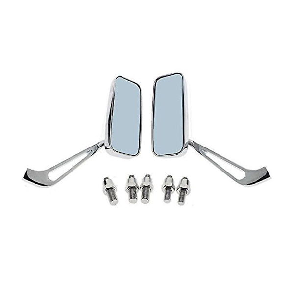 Motorcykelbackspeglar Krom 8/10mm För