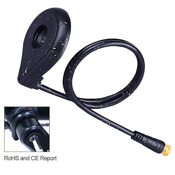 1 stk. Cykel Power Pedal Assist Sensor & 1 stk. E-cykel Finger Thumb Throttle Ft-21x Ebike Accelerator