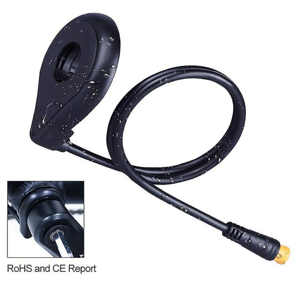 1 stk Sykkelkraft Pedal Assist Sensor & 1 stk E-sykkel Finger Tommel Gass FT-21x Ebike Akselerator