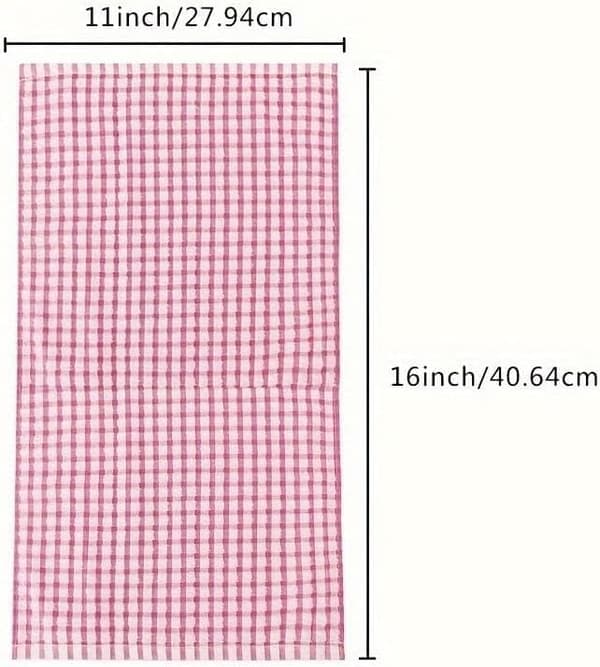 6-pak vaffelmønstrede håndklæder/ansigtsklæder/hovedklæder, 28*40 cm, bløde, absorberende, multifunktionelle klæder