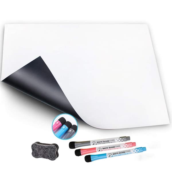 Whiteboard, magnetisk tavle, handleliste magnetisk kjøleskap (A3)