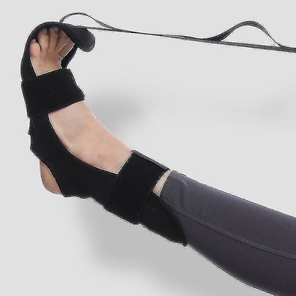 Ankel Ligament Stretch Band Svart - Yoga Stretching Bälte, Fot och Ben Stretch Band