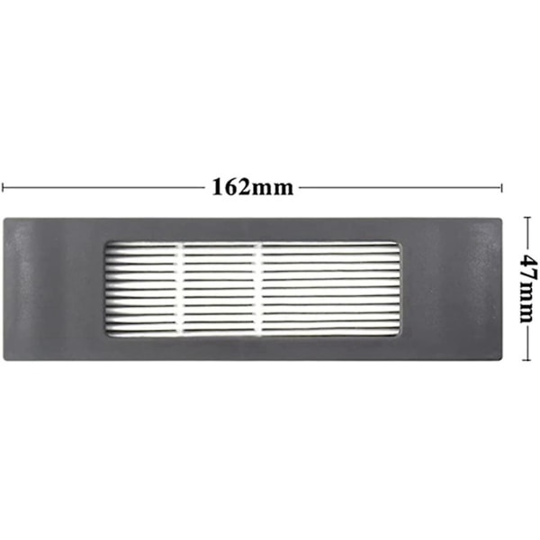 Til Deebot Ozmo 920 950 T8 T9 Max N8pro Robotstøvsuger Hoved-/Sidebørste HEPA-filter