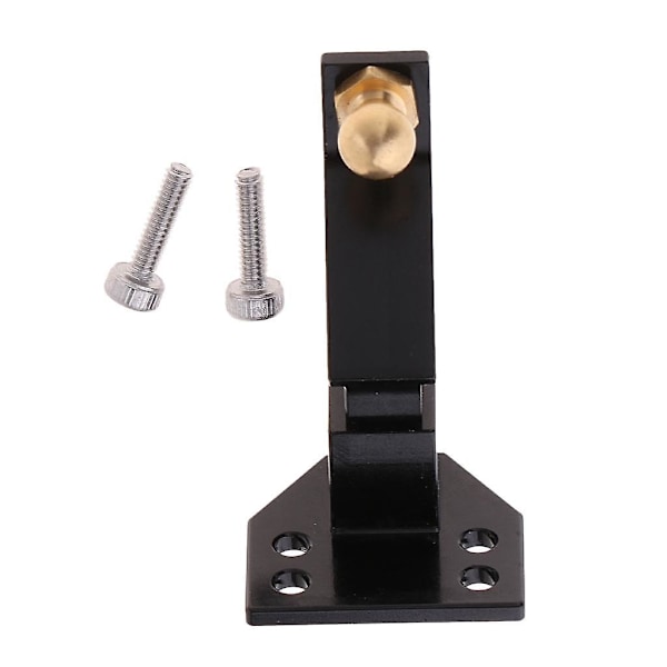 Svart Metall Trailerkrok Shackle för Rc4wd D90 1/10 Rc Bil Bakre Stötfångare Montering