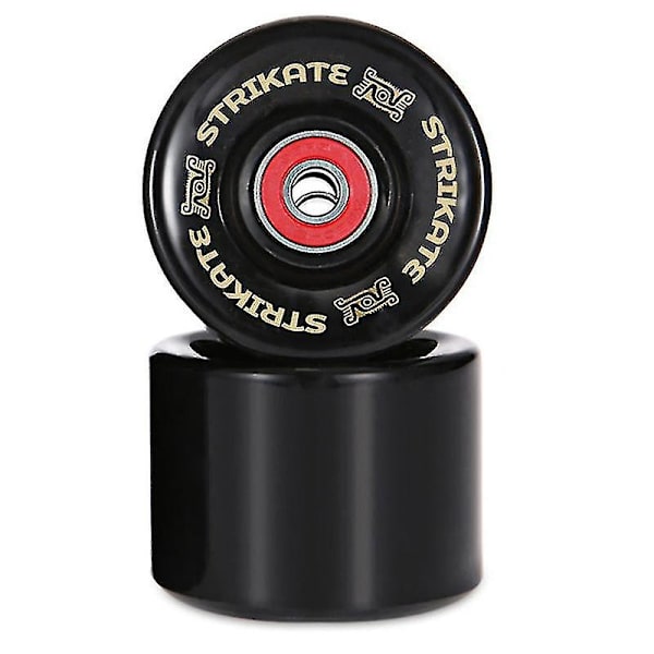 Strikate 4stk per sett Longboard hjul 60mm store myke hjul