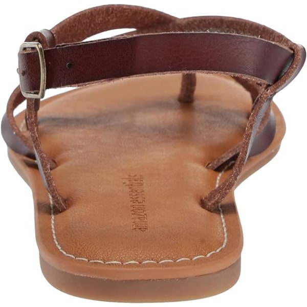 Kvinders afslappede rem-sandal Brown 39