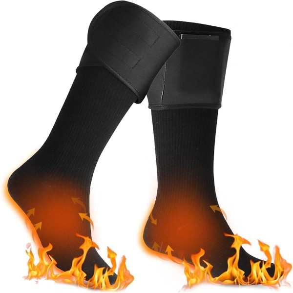 Lämmitetyt sukat miehille naisten talvi jalkojen lämmittimet sukat akku Ladattavat lämmityssukat ulkona lämpimät