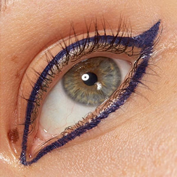 Vandfast Eyeliner, Farvet Eyeliner
