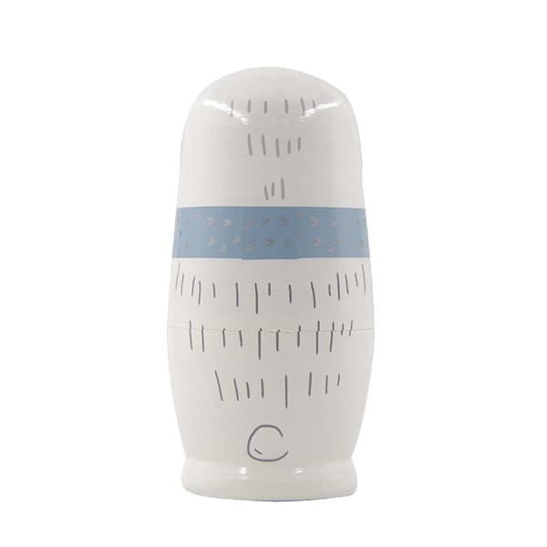 Rysk \"nesting doll\", 5-lagers trävit stor björn \"nesting doll\", heminredning för barn, present. 2
