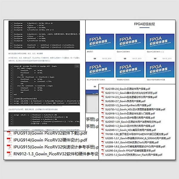 Tang Nano 9k FPGA Utviklingstavle Gowin Gw1nr-9 Risc-v Kit