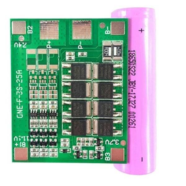 3s 12v 25a Styrkortet Bms Charr Med Förbättrad Pcb B