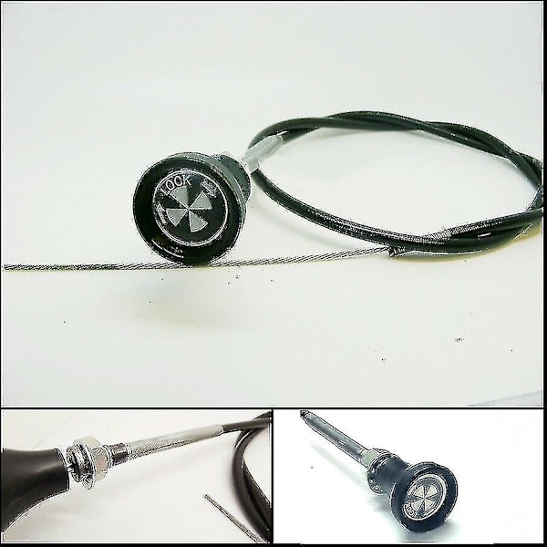 2024 Klassisk Bil Universal Choke Kabel Trekk Vri & Lås 60\" Lang Mini Kit Bil Bmc