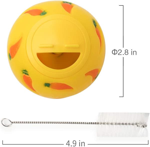 Godbitball for smådyr: Justerbar godbitdispenser