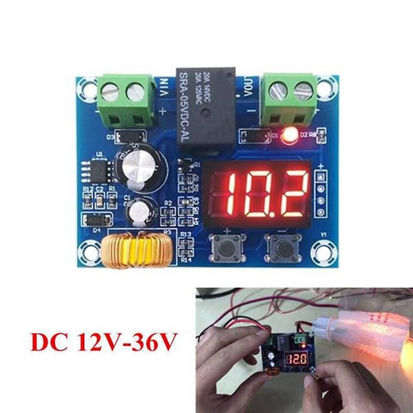 1 stycke DC 12V-36V Spänningsskyddsmodul, Urladdningsskyddsmodul, Lågströmsavbrott