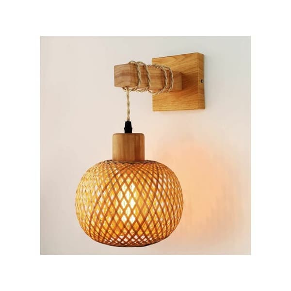 Vägglampa sovrum, Trävägglampa för vardagsrum, hall
