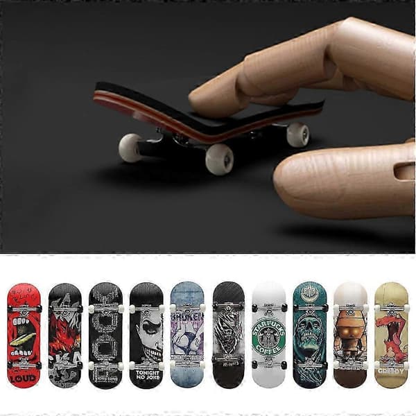 Finger Skateboards for Barn Lommeformat Mini Fingerboards Fingerleker Gaver Style 2