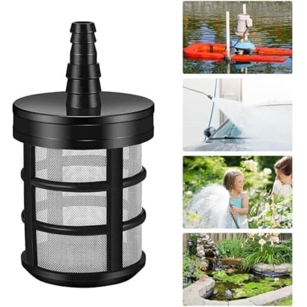 (4.6×4.6×6.4) Trädgårdssedimentfilter. Sugslangsfilter. Vattenpumpsil. Självsugande slangfilter. Vattenpumpsugfilter