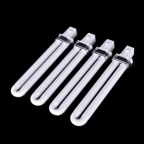 4 x 9W UV-lampor, UV-härdningslampor för nagelrörsbyte