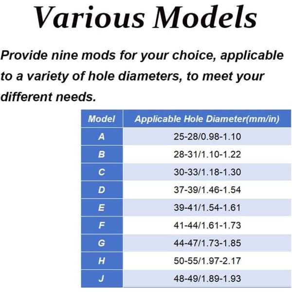 Sæt med 4 universelle gummiafløbspropper med ophængsring. Til badekar, badeværelser og håndvaske (25 til 28 mm)