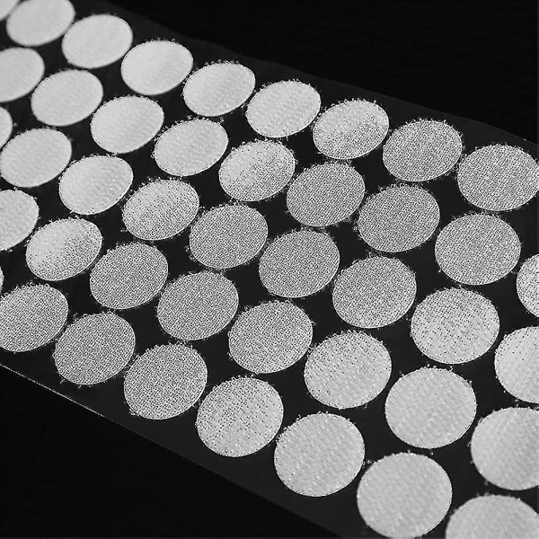 1000 Stykker 10mm Velcro-prikker Selvklæbende, 500 Par Selvklæbende Velcro-prikker