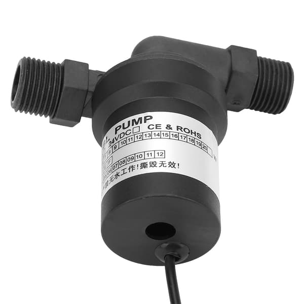 24V 18W DC Borstlös Solvattenpump för Varmvattenberedare