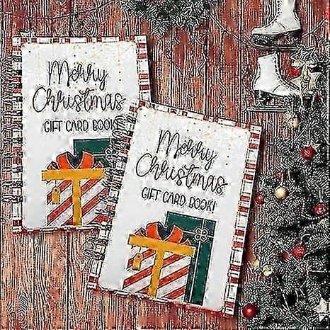 Julklappsbok med presentkort, Julklappsbok för studenter, God Jul presentkortsbok, Julklappshållare 1pc