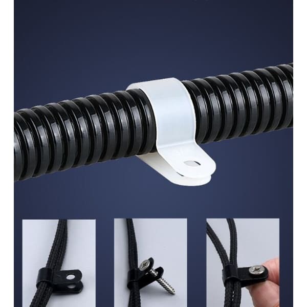 P-KLÄMMA KABEL DIAM 11,6mm NYLON (Pris per förpackning om 100)