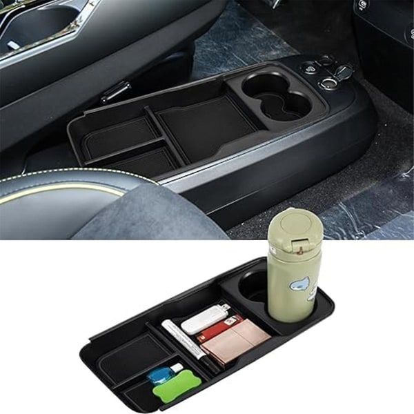 Oppbevaringsboks for midtkonsoll, nedre skuff, armleneoppbevaringsboks, koppholder for Kia EV6 2022 2023 2024