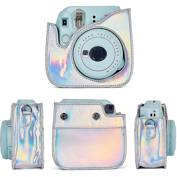 Taske kompatibel med Instax Mini 9 / Mini 8 8+ Instant Camera. Beskyttelsestaske lavet af blødt