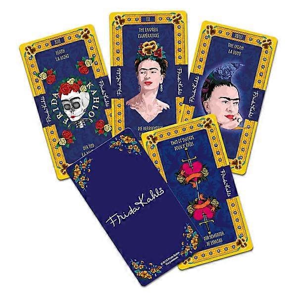 Fournier Frida Kahlo Tarotkortlek för spådom och spåneri.