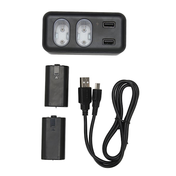 Handkontroll Batteripaket 2 Stycken 800mAh Uppladdningsbara Batterier med USB Laddningsstation för Xbox One X S Series