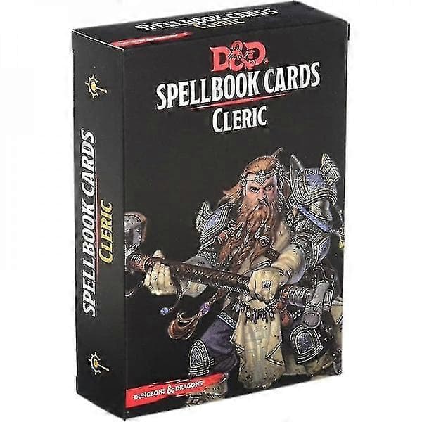 Priest Dungeons & Dragons -loitsukirjakortti lautapeli.