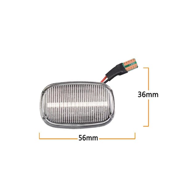 Dynamisk LED-Sidemarkerlys Blinklys til Corolla Celica T19 T20 23 Avensis Starlet P